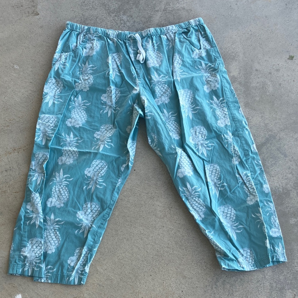 Jimmy Buffett Margaritaville Dreams Pineapple Pajama Pants, 2X
